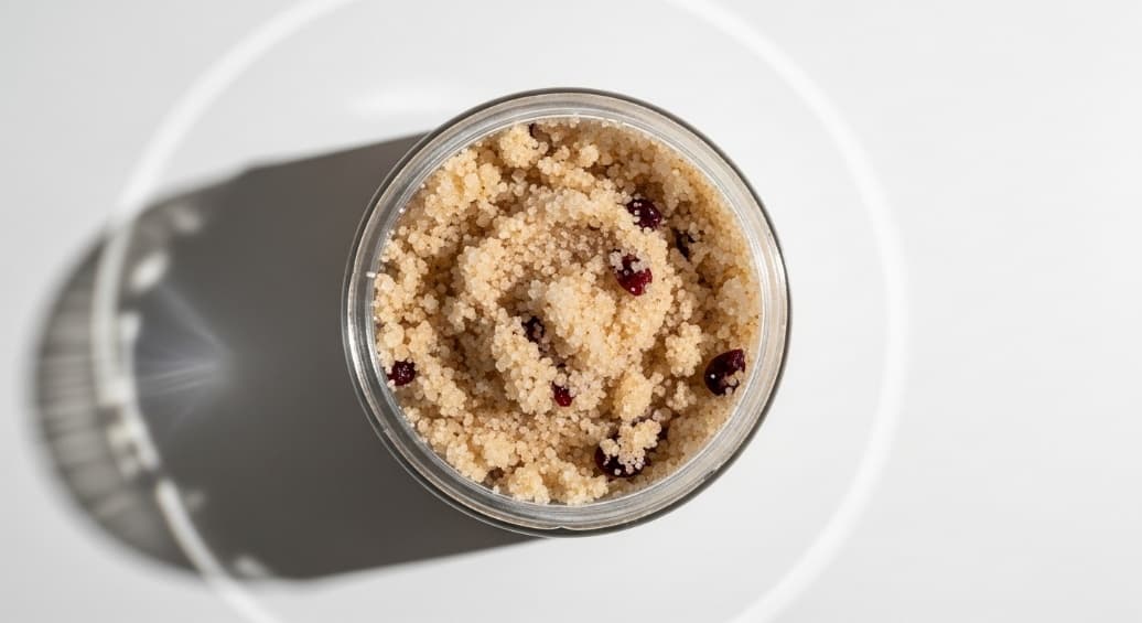 Organic Radiance Boosting Cherry Exfoliator Sugar Scrub – 4 oz